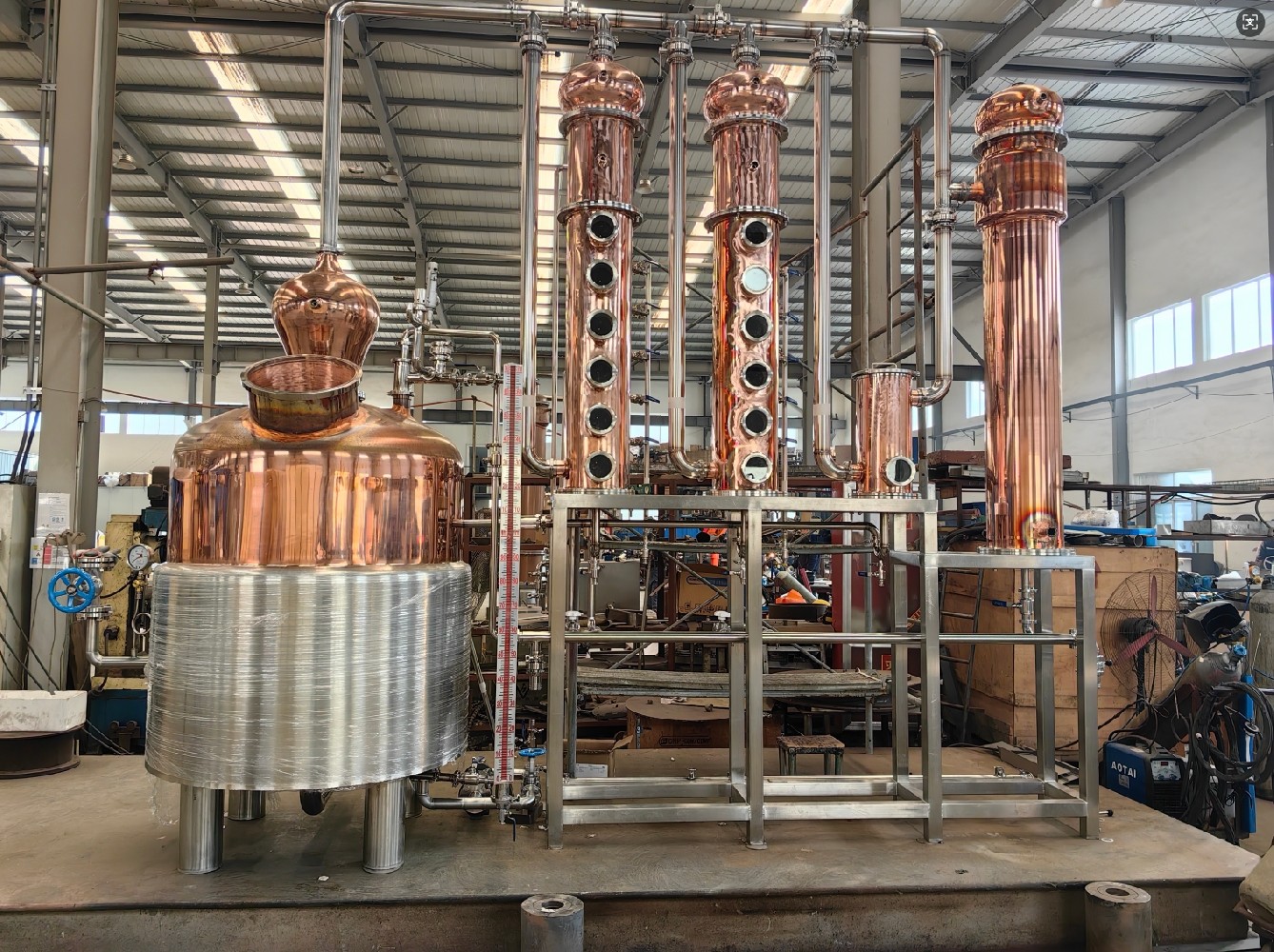 1000L阿爾瑪涅克蒸餾機(jī)組(泡罩)